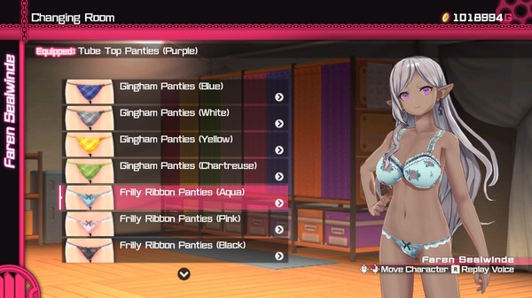 Bullet Girls Phantasia - Underwear Set: Frilly Ribbon