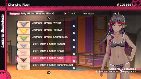 Bullet Girls Phantasia - Underwear Set: Frilly Ribbon