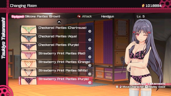 Bullet Girls Phantasia - Underwear Set: Strawberry Print