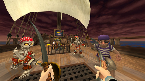 Screenshot z Pirates on Deck VR