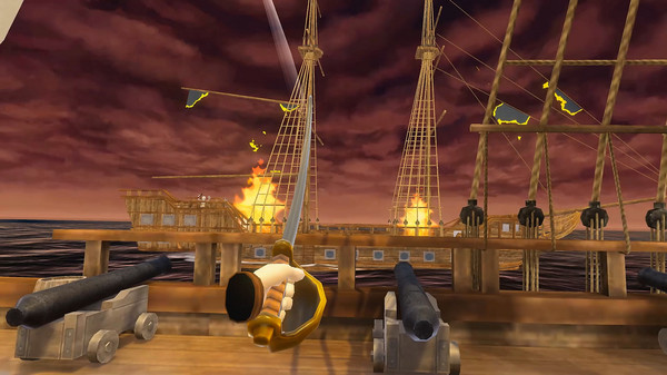 Screenshot z Pirates on Deck VR