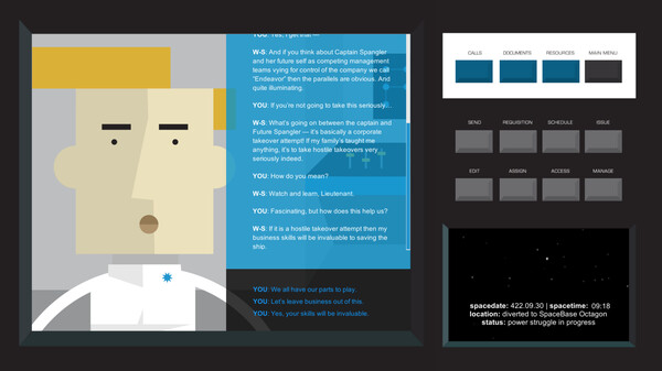 Screenshot z HRO: Adventures of a Humanoid Resources Officer