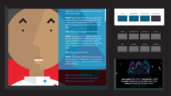 Screenshot z HRO: Adventures of a Humanoid Resources Officer