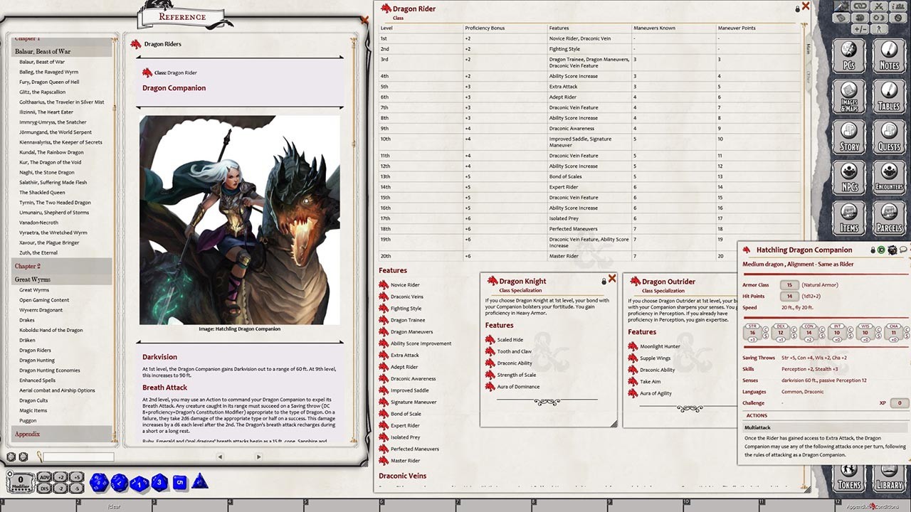 Fantasy Grounds - Legendary Dragons (5E) screenshot 4