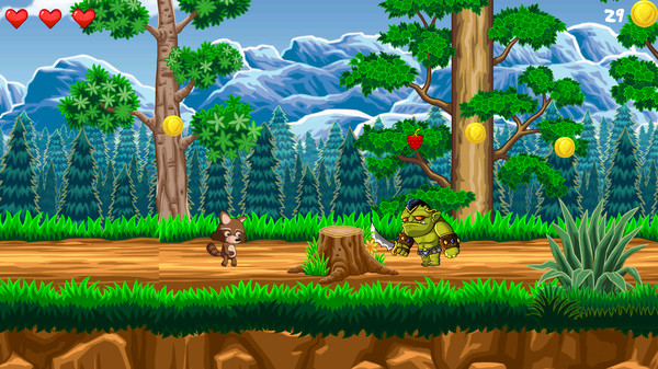Screenshot z Raccoon: The Orc Invasion