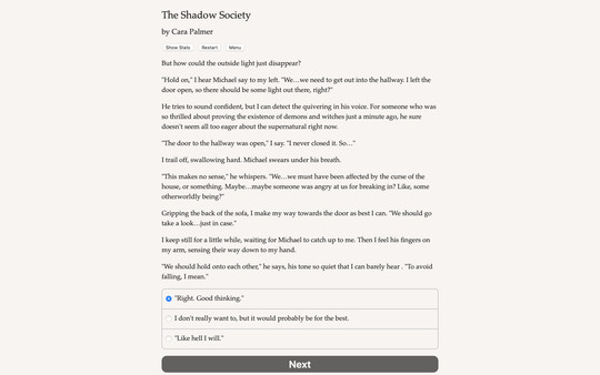 Screenshot z The Shadow Society
