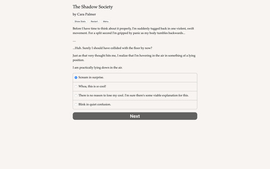 Screenshot z The Shadow Society