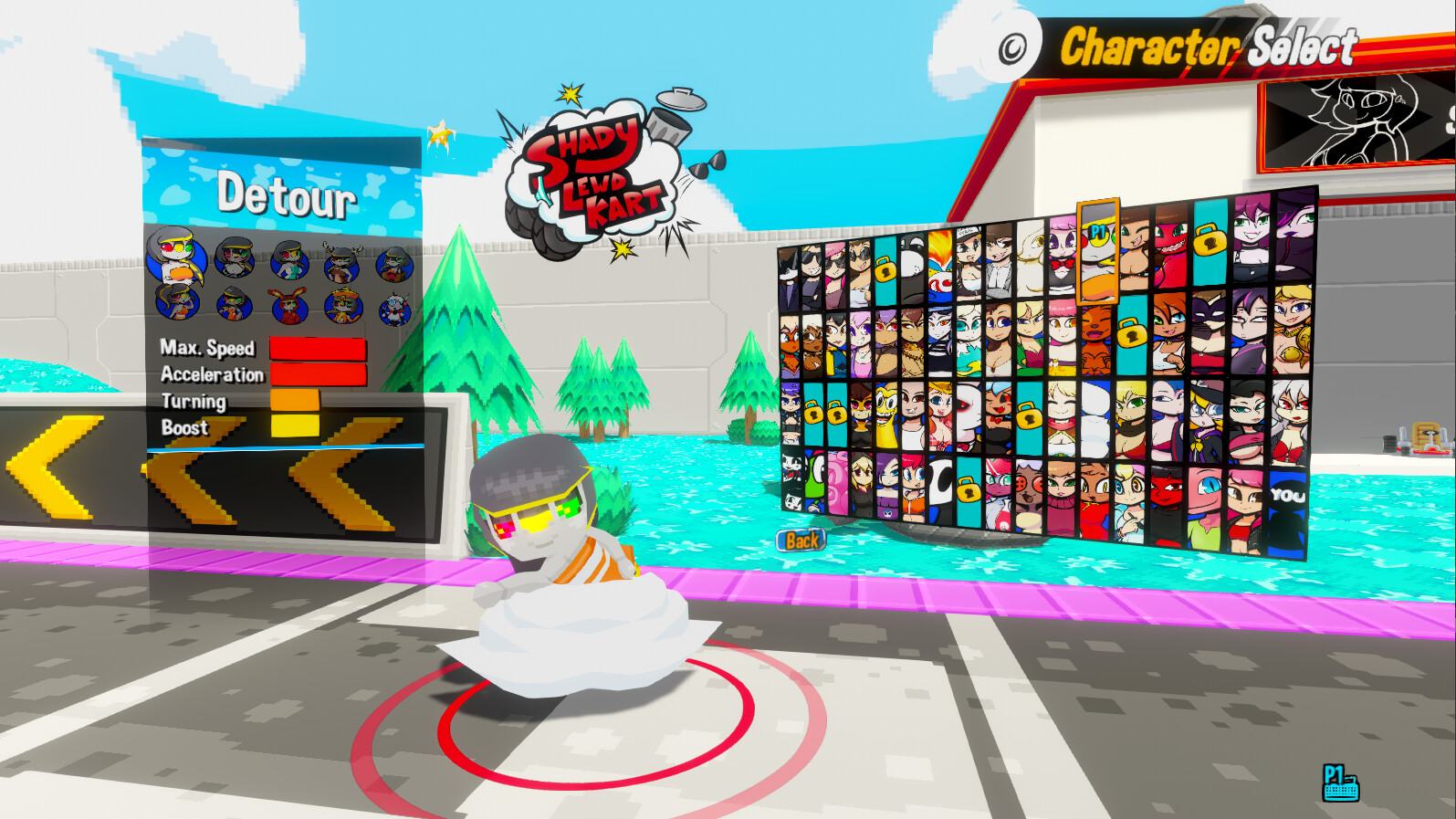Shady Lewd Kart screenshot #3