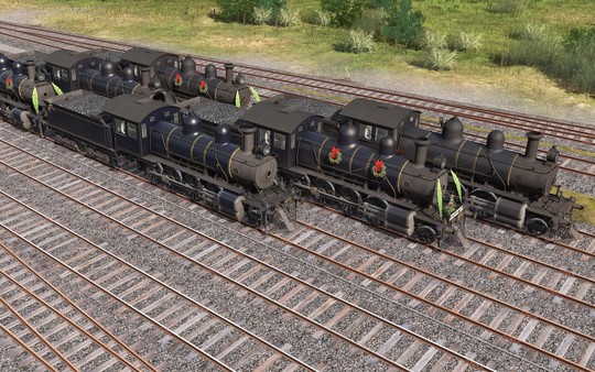 Trainz 2019 DLC - ZecRail V499 Blue & Gold and Christmas 2019