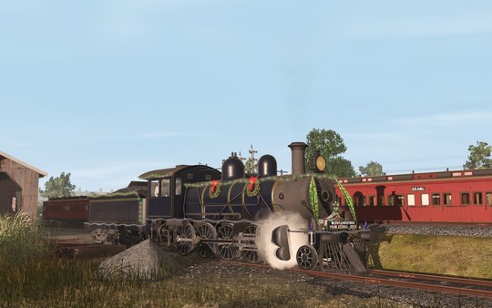 Trainz 2019 DLC - ZecRail V499 Blue & Gold and Christmas 2019