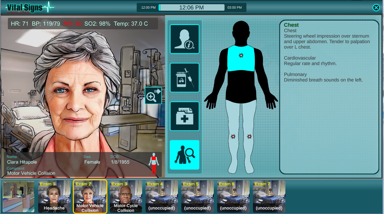 Vital Signs: ED - Older Adult Cases Package Featured Screenshot #1