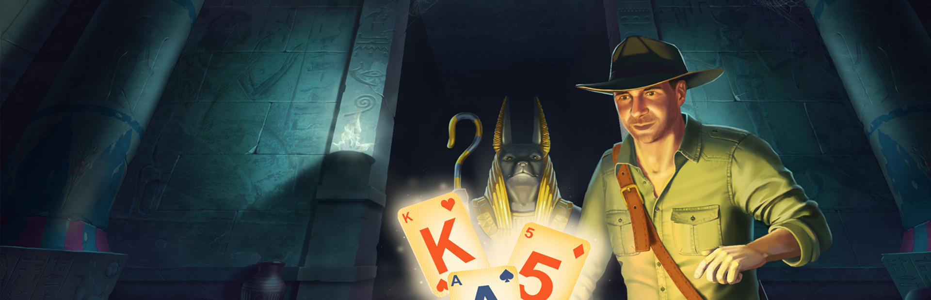 Egypt Solitaire. Match 2 Cards