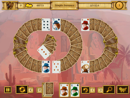 Egypt Solitaire. Match 2 Cards