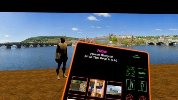 Screenshot z VR Gigapixel Gallery