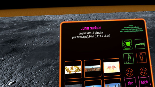 Screenshot z VR Gigapixel Gallery