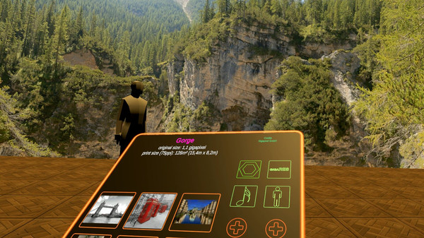 Screenshot z VR Gigapixel Gallery