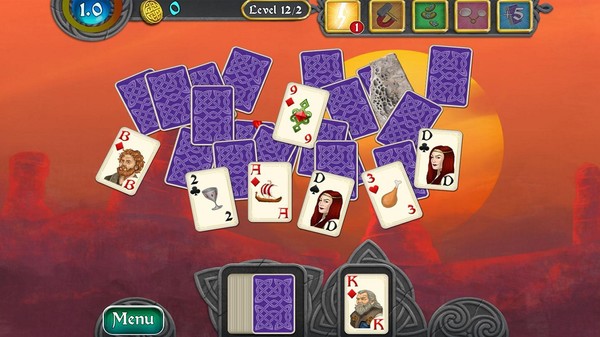 Screenshot z Nordic Storm Solitaire