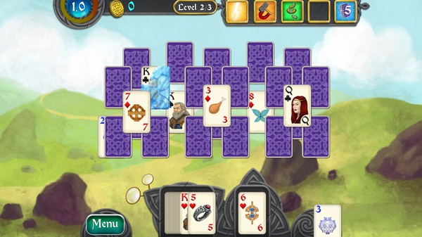 Screenshot z Nordic Storm Solitaire