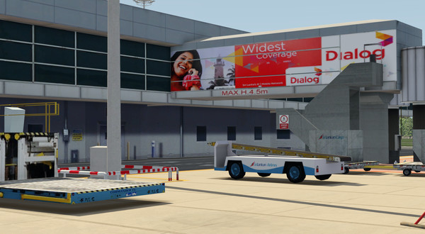 X-Plane 11 - Add-on: JustAsia - VCBI - Sri Lanka Intl Airport screenshot 8