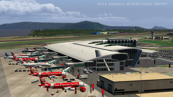 X-Plane 11 - Add-on: JustAsia - WBKK - Kota Kinabalu Airport