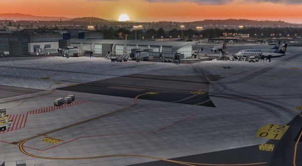 X-Plane 11 - Add-on: JustAsia - LIEE - Cagliari Elmas Airport