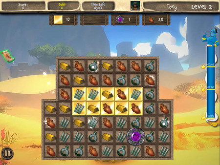Arabian Treasures: Midnight Match screenshot 3
