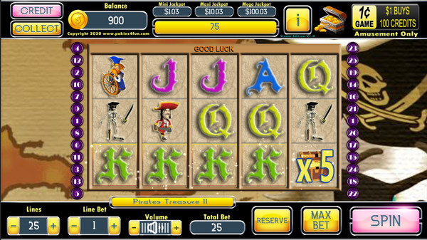 Screenshot z Pirates Treasure II
