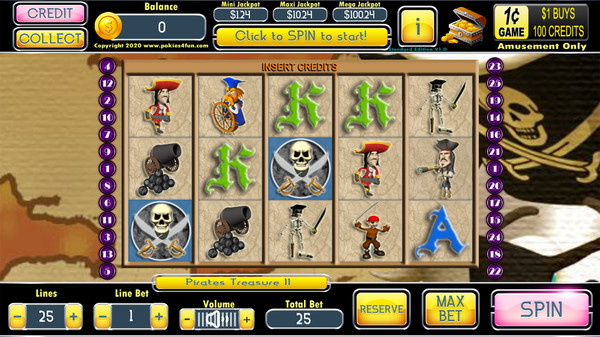 Screenshot z Pirates Treasure II
