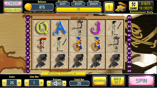 Screenshot z Pirates Treasure II