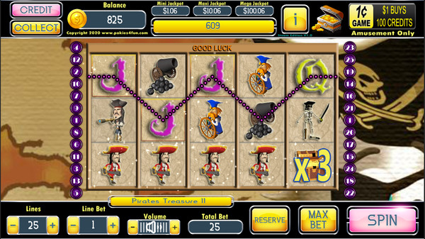 Screenshot z Pirates Treasure II