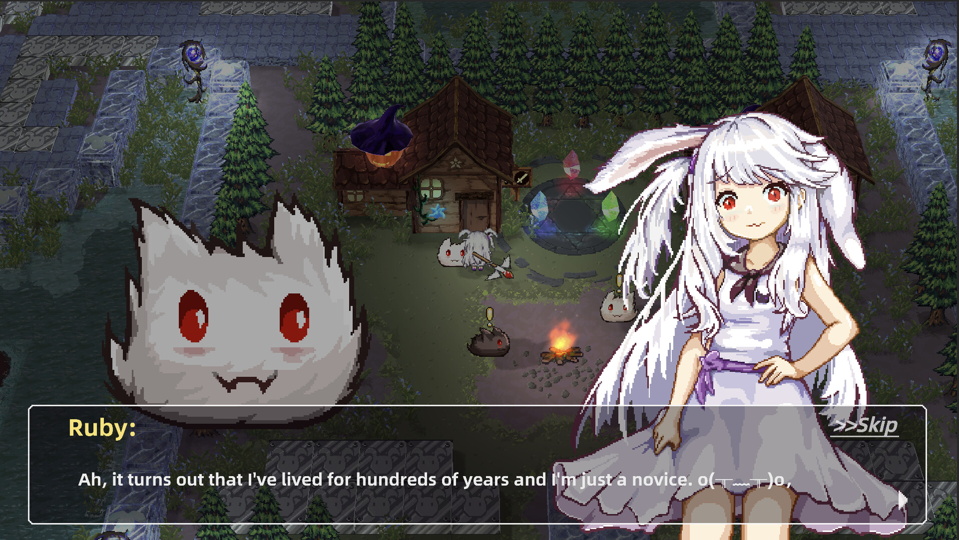 #1. Adventures of Ruby Rabbit (Steam) بواسطة: LFCat Studio