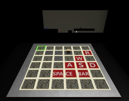 The inside of a drawer.