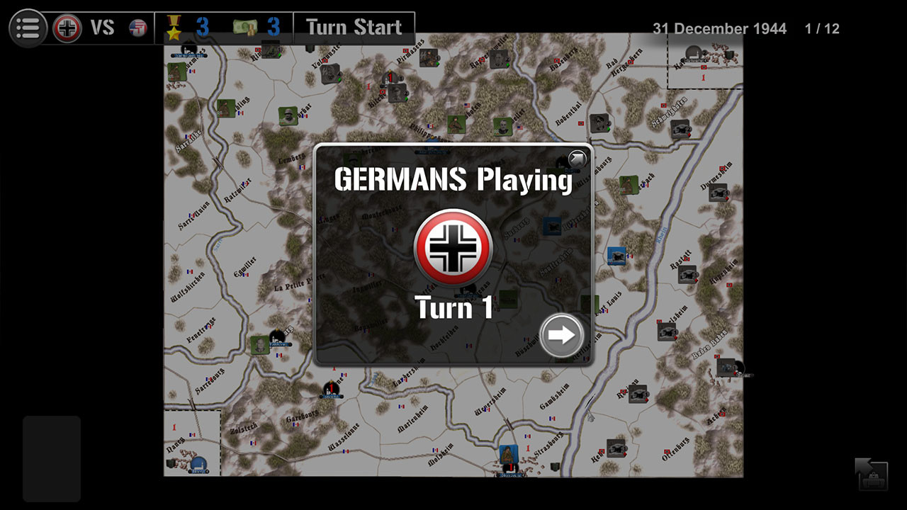 Wars Across The World: Nordwind 1945 screenshot 4