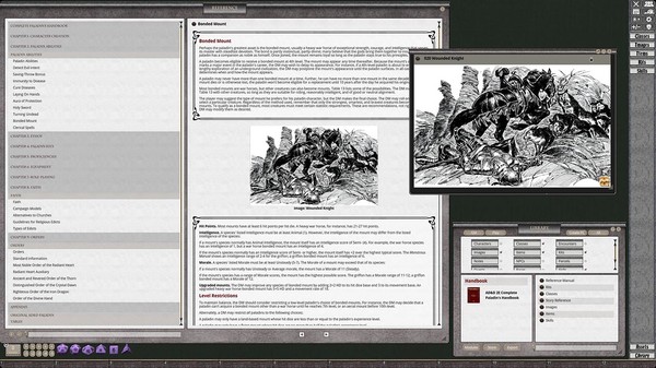 Fantasy Grounds - D&D Classics: PHBR12 The Complete Paladin's Handbook (2E)