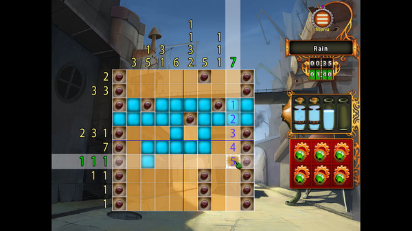 Screenshot z Gizmos: Steampunk Nonograms