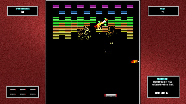 Screenshot z Brick Blaster