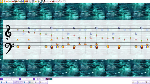 Screenshot z DanielX.net Paint Composer