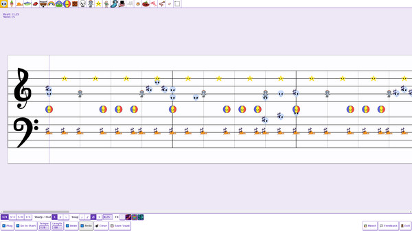 Screenshot z DanielX.net Paint Composer