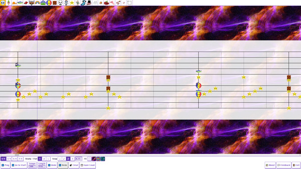 Screenshot z DanielX.net Paint Composer