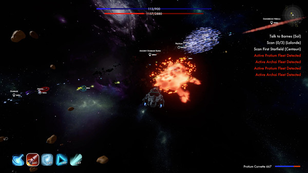 Screenshot z BlazeSky