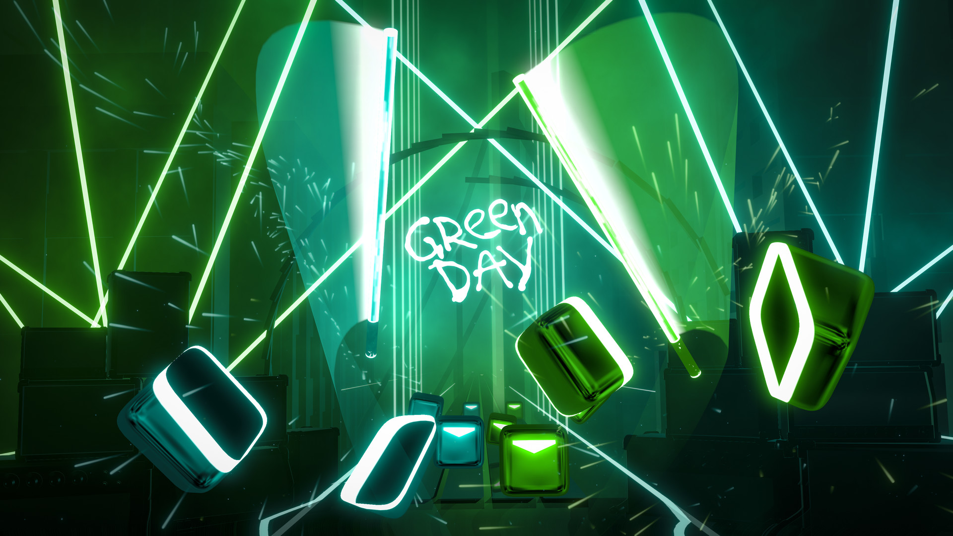 Beat Saber - Green Day - "Father of All..." Featured Screenshot #1