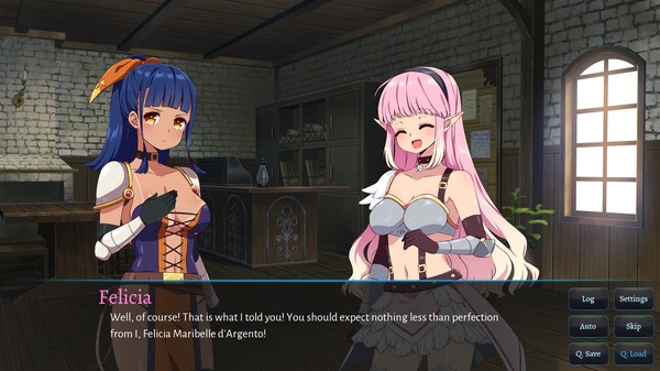Screenshot z Sakura Knight