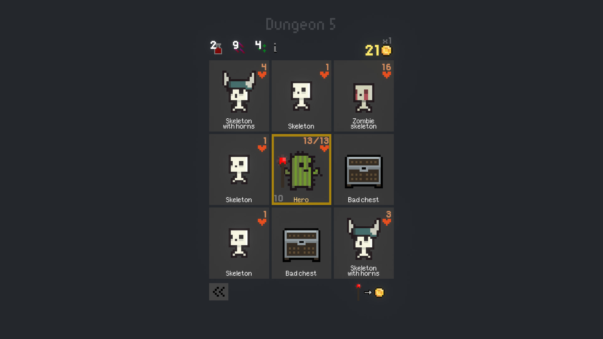#1. Dungeon Cards (Steam) Podle: 717 pixels