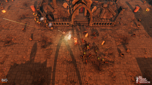 Screenshot z BDSM: Big Drunk Satanic Massacre Demo