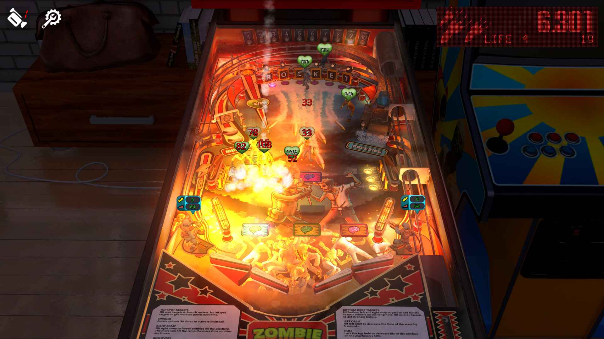 Zaccaria Pinball - Zombie Invasion Mode Featured Screenshot #1