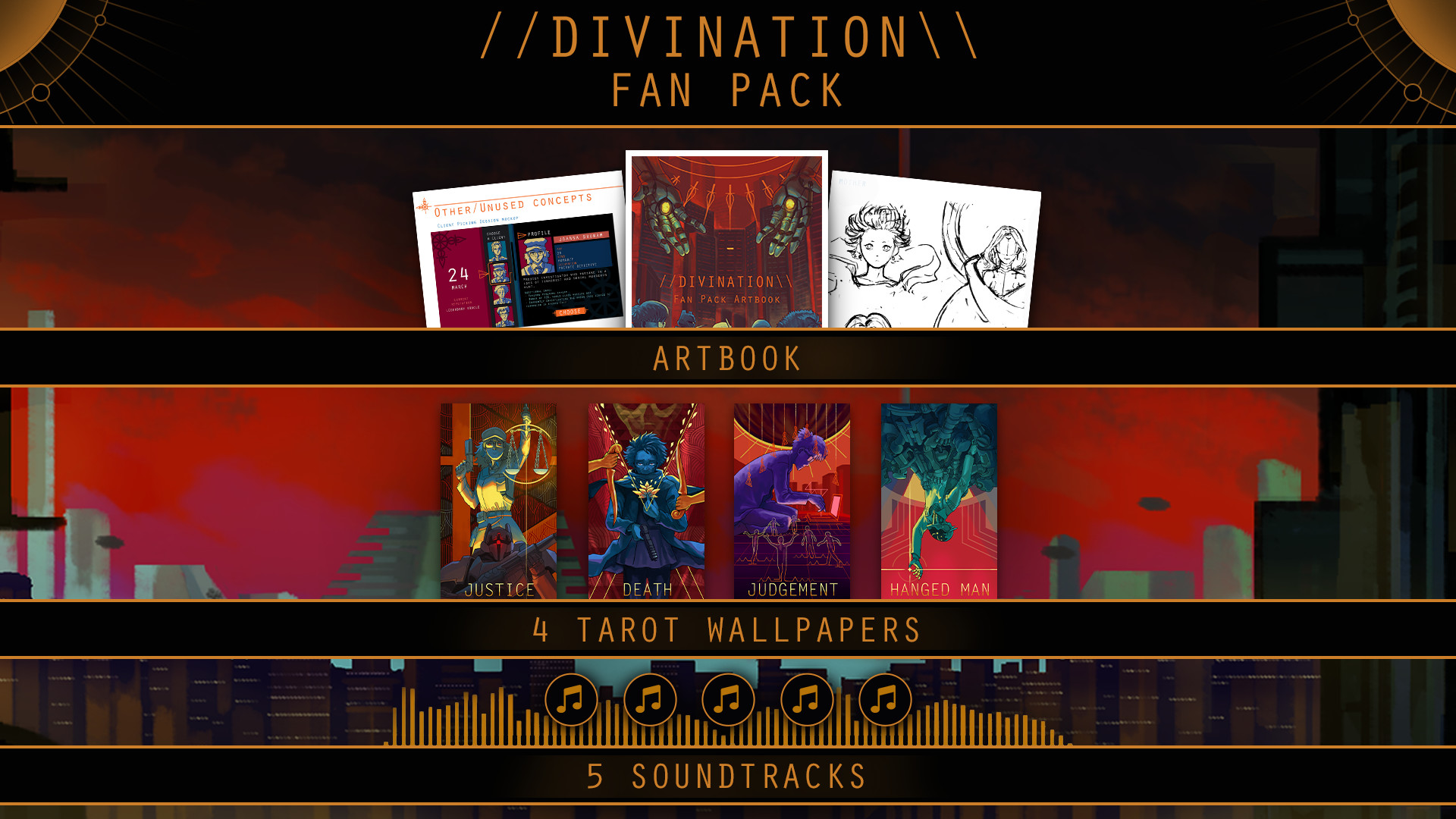 DIVINATION - Fan Pack (Art Book, Wallpaper, Soundtrack) Featured Screenshot #1