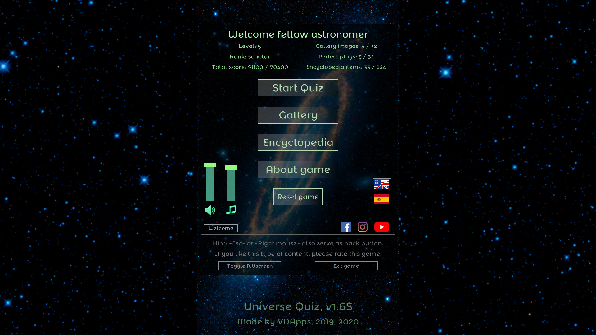 #1. Universe Quiz (Steam) Podle: VDApps