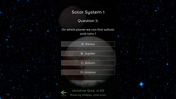 Universe Quiz screenshot 3