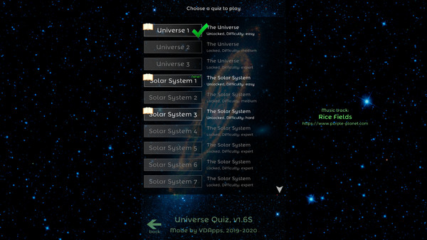 Universe Quiz screenshot 2