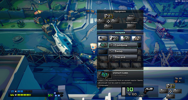 Screenshot z Town of Machine